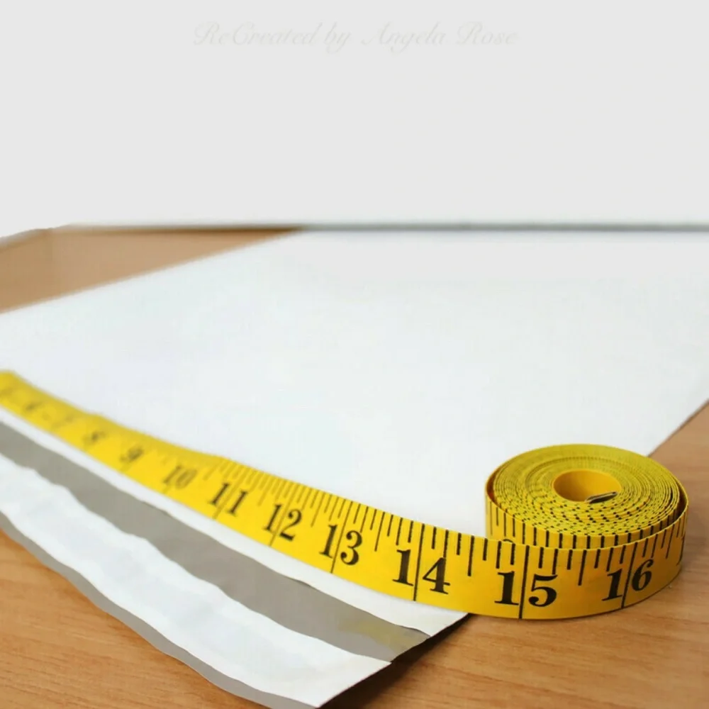 50 14.5 x 19 Poly Mailers - White